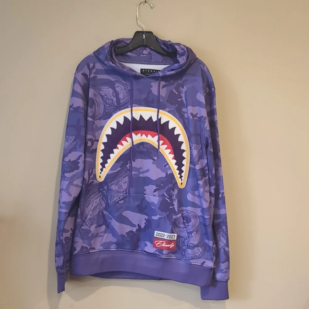 Eternity BC/AD men's hoodie SZ.Large Hustler 00